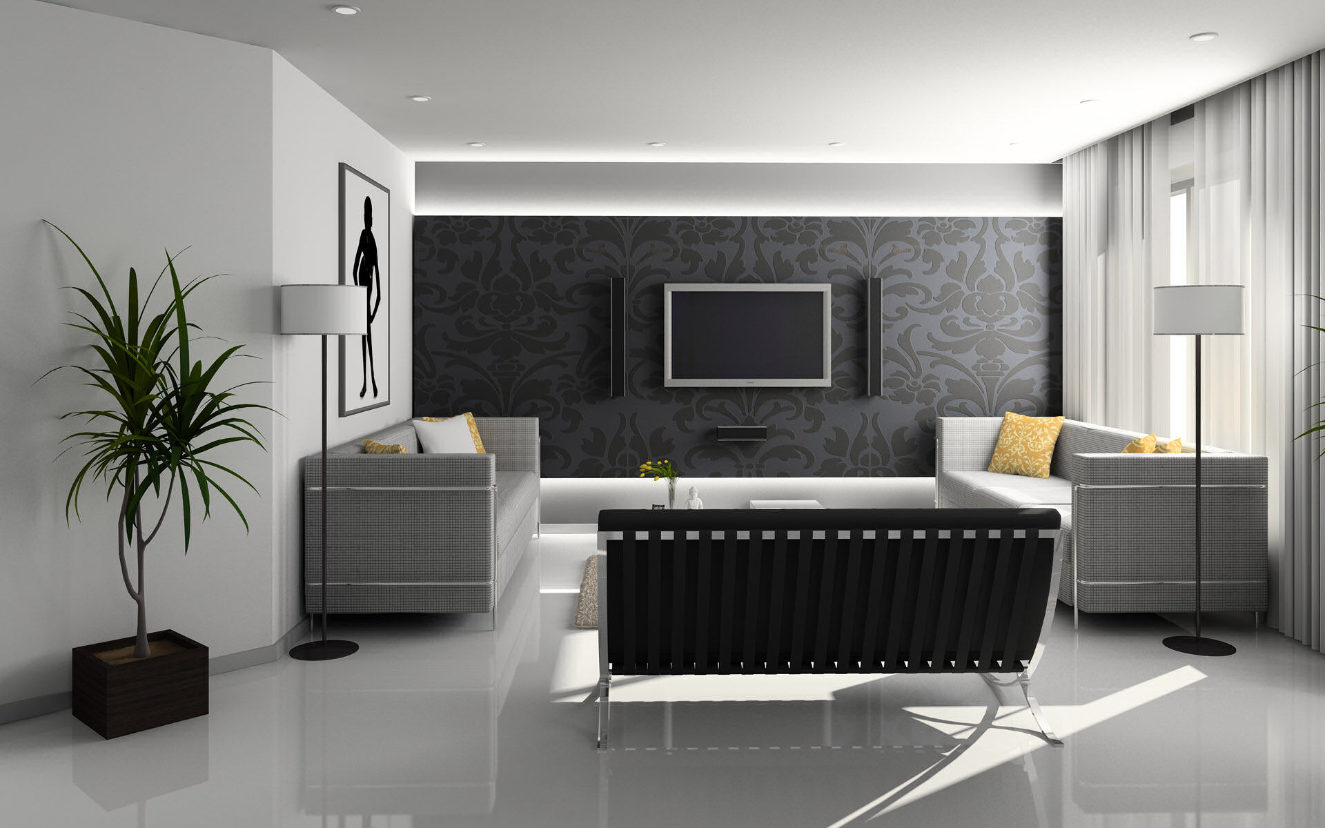 high-tech interior