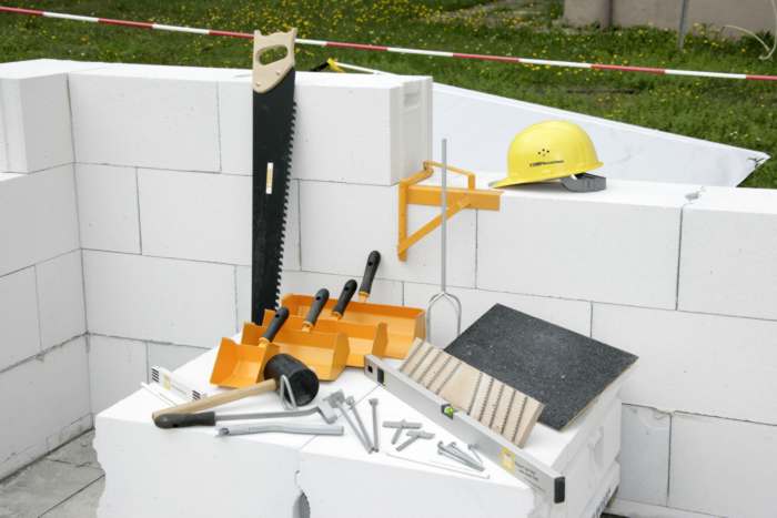 foam block house
