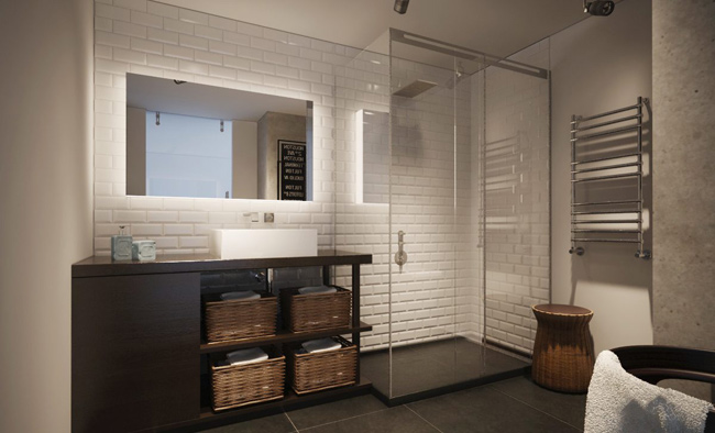 loft bathroom design