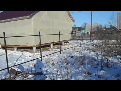 ЧудоДом. Часть 1. Каркасный дом. Столбчатый фундамент.