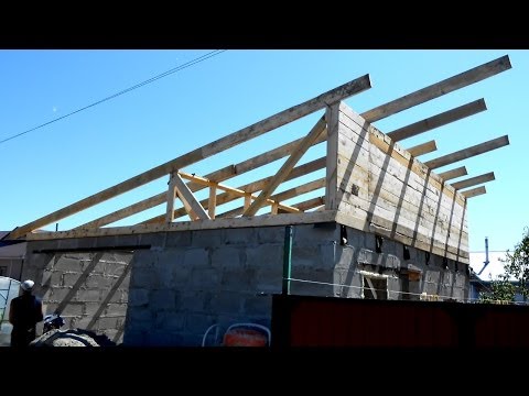 HR: Строительство односкатной крыши