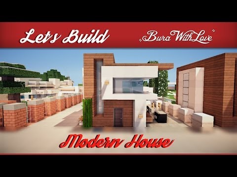 Minecraft: Как построить Modern House 8x8