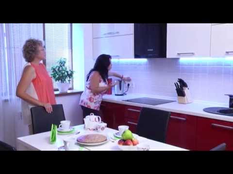 Дизайн Квартиры Красная кухня Елена Ситникова