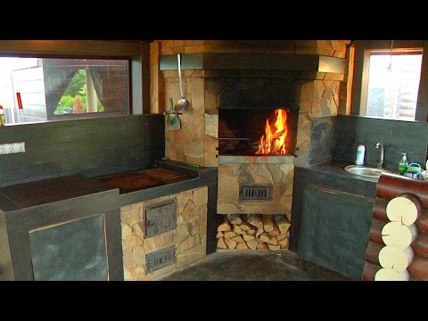 Беседка с печным комплексом // FORUMHOUSE