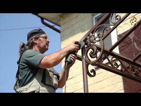 Коварт - кованый козырёк на крыльцо