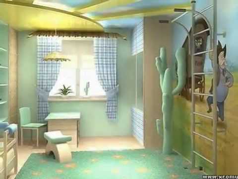 дизайн детской комнаты для девочки и мальчика