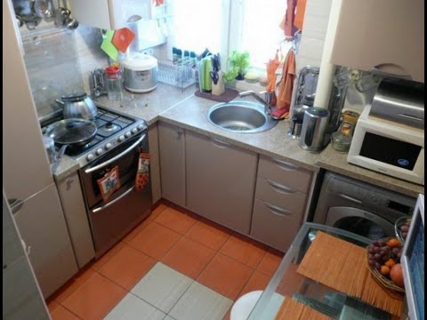 Дизайн очень маленькой кухни, 5 кв м