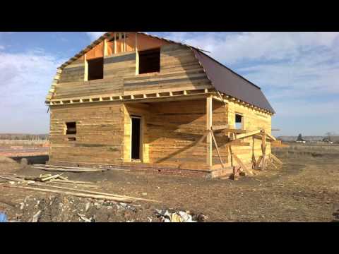 Дом из бруса своими руками часть 1