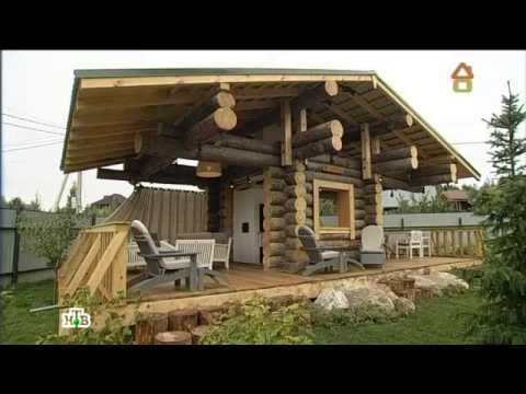 Дачный ответ - Современная беседка из сосны с кухней