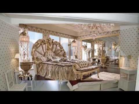 Интерьер спальни в классическом стиле. Королевские спальни.