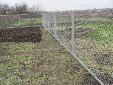 Забор из сетки рыбица своими руками. Эконом вариант.