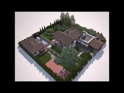 Дизайн дачного участка 6 соток. Landscaping Designs