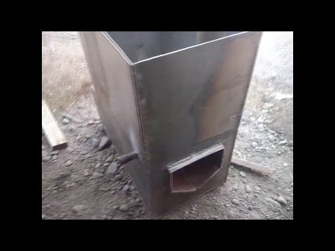 как сделать печь для бани из металла своими руками