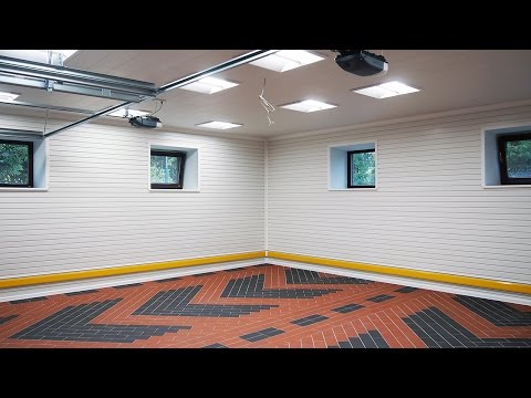 Отделочный материал для гаража: ПВХ панели TekPanels. Профессиональная отделка стен гаража внутри
