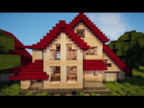 Как построить красивый дом в Minecraft (двухэтажный особняк)