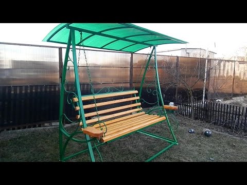 Самодельные качели своими руками - Садовая мебель,