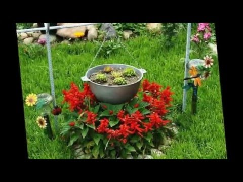 Маленькие клумбы в дизайне сада  Оформление клумб своими руками