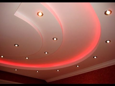 Потолки из гипсокартона - дизайн потолка и варианты отделки.