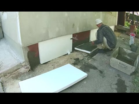 Утепление фундамента, цоколя, отмостки своими руками / Insulation of the foundation, base...