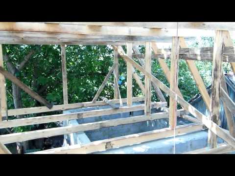 Мансардная крыша дома своими руками ч-1.
