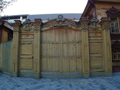 Ворота деревянные своими руками