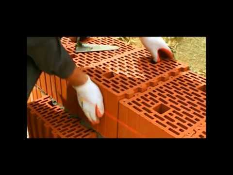 Строительство дома из кирпича и поризованных блоков BRAER