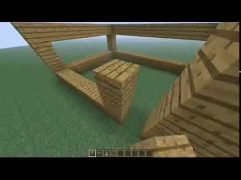 Как построить Двухэтажный дом в MineCraft