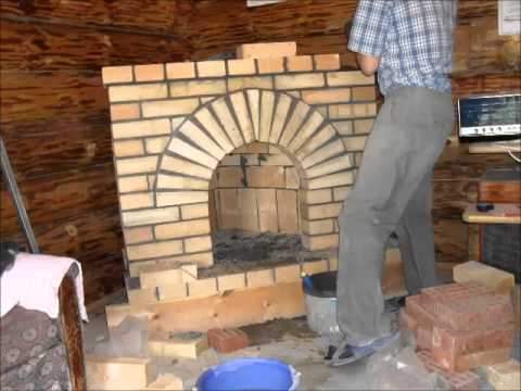 Как построить камин за 1 день.What build heater for 1 day