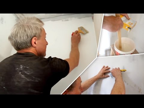 Декоративная отделка стен своими руками. Просто, быстро, красиво! Фактурная шпаклевка.