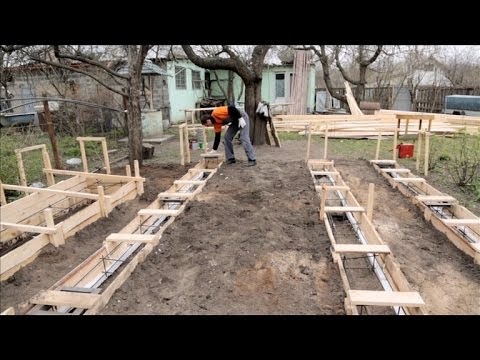 Как правильно залить столбчатый фундамент? Дача 26.04.2014