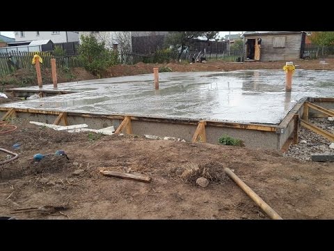 Фундамент монолитная плита делал для себя как надо! ВСЕ ПО УМУ И БЕЗ ПОНТОВ!