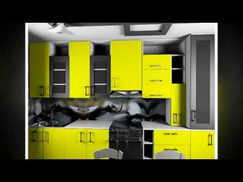 дизайн кухни 12 кв м, компановка фасадов
