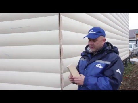 2.10. Строим каркасный дом. Внешняя отделка блок-хаусом. Монтаж имитации бревна. Строй и Живи.