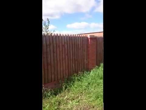 Как сделать забор из дерева своими руками недорого и просто